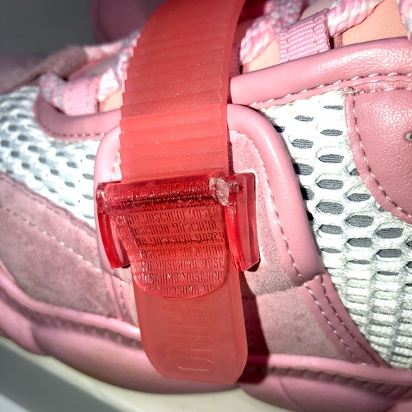Moschino Pink Roller Skate Teddy Shoes - Picture 7 of 7
